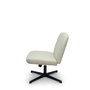 FORÖL Silla de oficina Opti542 con mecanismo basculante, color crema