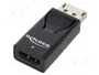 DeLOCK Adaptador DisplayPort 1.2 macho a HDMI hembra 4K negro