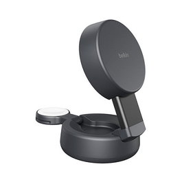 Belkin UltraCharge 25W Qi2 Estación de Carga 2 en 1 Gris Oscuro