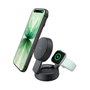 Belkin UltraCharge 25W Qi2 Estación de Carga 2 en 1 Gris Oscuro