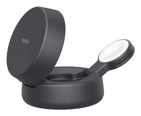 Belkin UltraCharge 2-in-1 Qi2 25W Gris Oscuro