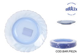 Duralex Plato Postre Marine Ø19,5 cm "Beau Rivage" (48 Unidades)