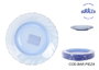 Duralex Plato Postre Marine Ø19,5 cm "Beau Rivage" (48 Unidades)