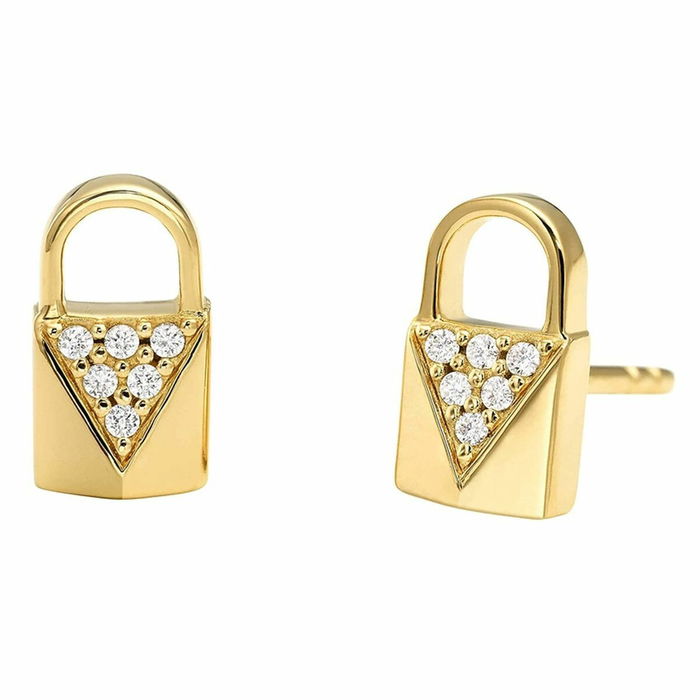 Pendientes Mujer Michael Kors MKC1010AN710 Plata de ley 1 cm Pendientes Mujer Michael Kors MKC1010AN710 Plata de ley 1 cm