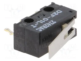 Aratas Microconmutador SNAP ACTION D2F-01L-T con palanca SPDT
