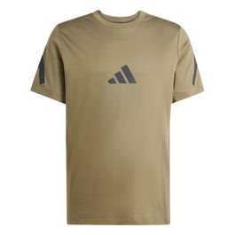 Camiseta de Manga Corta Hombre Adidas JC7921 Marrón claro