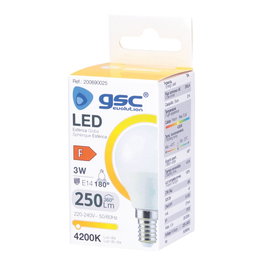 GSC Evolution Bombilla LED Esférica 3W E14 4200K