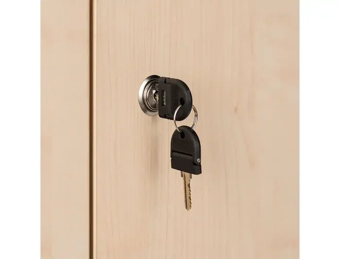 Rocada Armario Serie Store 2 Puertas 1 Estante 78x90x45 cm Acabado Gris/Gris