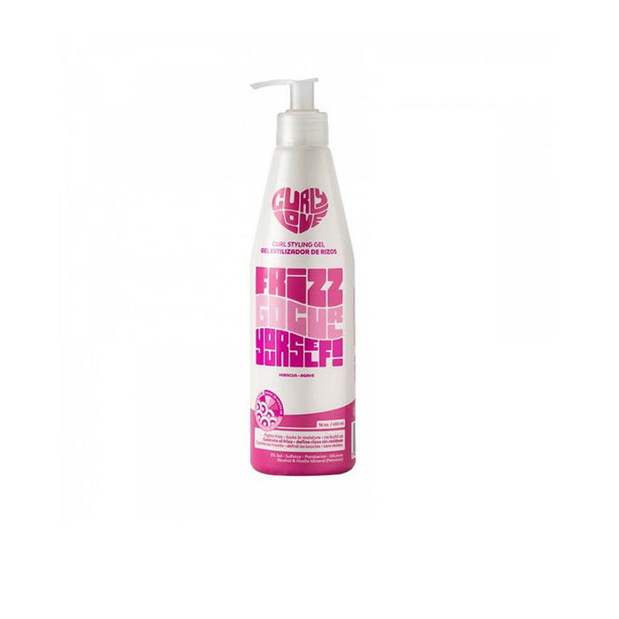 Curly Love Gel para Peinar Rizos con Agave e Hibisco Anti-Frizz Brillo 450ml