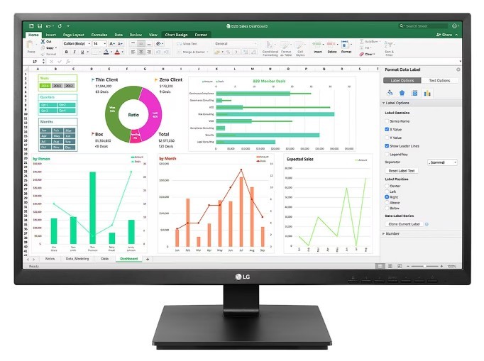 LG 27BN55UP-B Monitor 27'' 4K UHD IPS Negro
