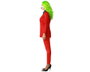 Disfraz Payaso Rojo con Corbata y Camisa para Mujer Adulta XS-S Chaqueta Pantalón Cuello