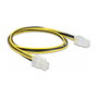 DeLOCK 85458 Cable de alimentación interno P4 4 pines a P4 4 pines 0,5 m
