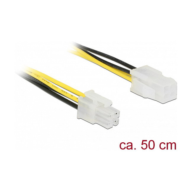 DeLOCK 85458 Cable de alimentación interno P4 4 pines a P4 4 pines 0,5 m DeLOCK 85458 Cable de alimentación interno P4 4 pines a P4 4 pines 0,5 m
