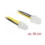 DeLOCK 85458 Cable de alimentación interno P4 4 pines a P4 4 pines 0,5 m