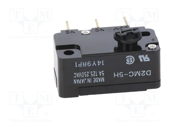 Aratas (Formerly Omron Components) Microconmutador SNAP ACTION D2MC-5H SPDT ON-ON