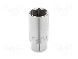 HÖGERT TECHNIK Vaso para Bujías de 21 mm, 6 Ángulos, 1/2 pulgada