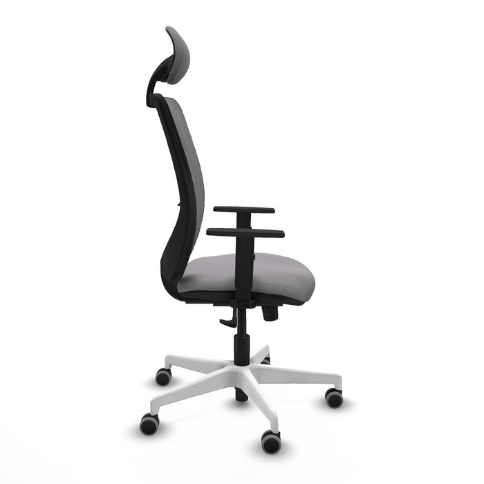 PIQUERAS Y CRESPO Silla de oficina Zulema con Mecanismo Sincro y Cabecero Fijo Gris PIQUERAS Y CRESPO Silla de oficina Zulema con Mecanismo Sincro y Cabecero Fijo Gris