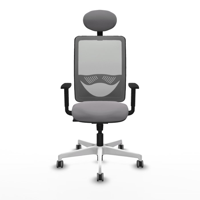 PIQUERAS Y CRESPO Silla de oficina Zulema con Mecanismo Sincro y Cabecero Fijo Gris PIQUERAS Y CRESPO Silla de oficina Zulema con Mecanismo Sincro y Cabecero Fijo Gris