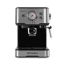Orbegozo Cafetera Espresso EX 5500 Semi-automática, 20 Bares, 1100W, Depósito 1.5L, con Vaporizador y para Cápsulas Nespresso, Color Negro/Plata
