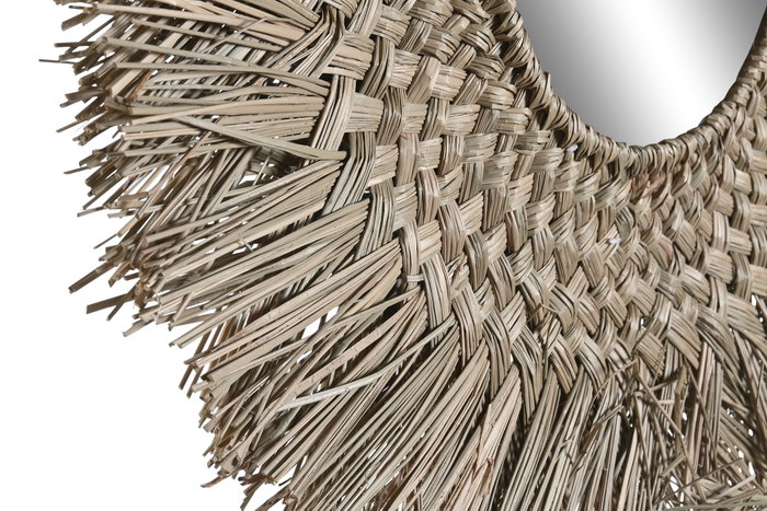 DKD Home Decor Espejo Seagrass 60x3x60 Natural