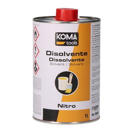 Koma Tools Disolvente Sintético 1L para Dilución de Pinturas y Limpieza de Utensilios