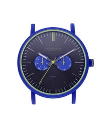 Watxandco WXCA2743 Reloj Unisex Azul de 44mm