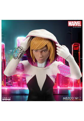 Mezco Toyz Ghost-Spider Figura 16 cm Marvel One:12 Collective