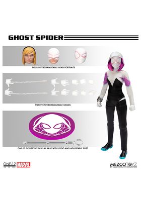 Mezco Toyz Ghost-Spider Figura 16 cm Marvel One:12 Collective