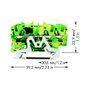 WAGO 2002-1307 Regleta de 5,2 mm