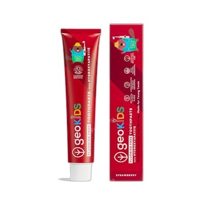 GEORGANICS Pasta Dental con Hidroxiapatita sin Flúor, Fresas GEORGANICS Pasta Dental con Hidroxiapatita sin Flúor, Fresas
