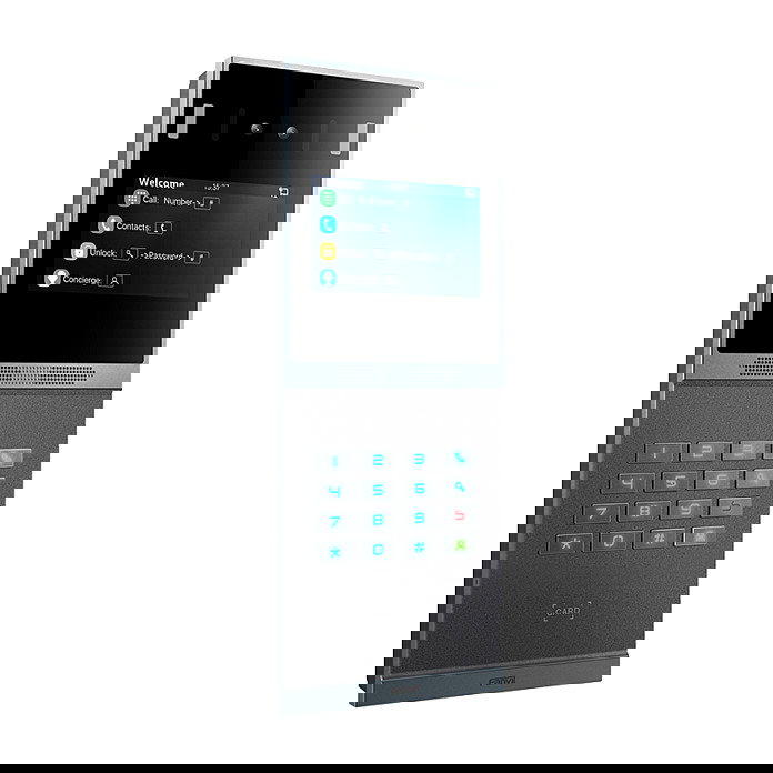 Fanvil i66 SIP Videoportero Intercomunicador IP, Pantalla Táctil de 10.2 cm (4"), 2 MP, H.264, Visión Nocturna IR, PoE, IP66, Interior/Exterior, Negro/Gris