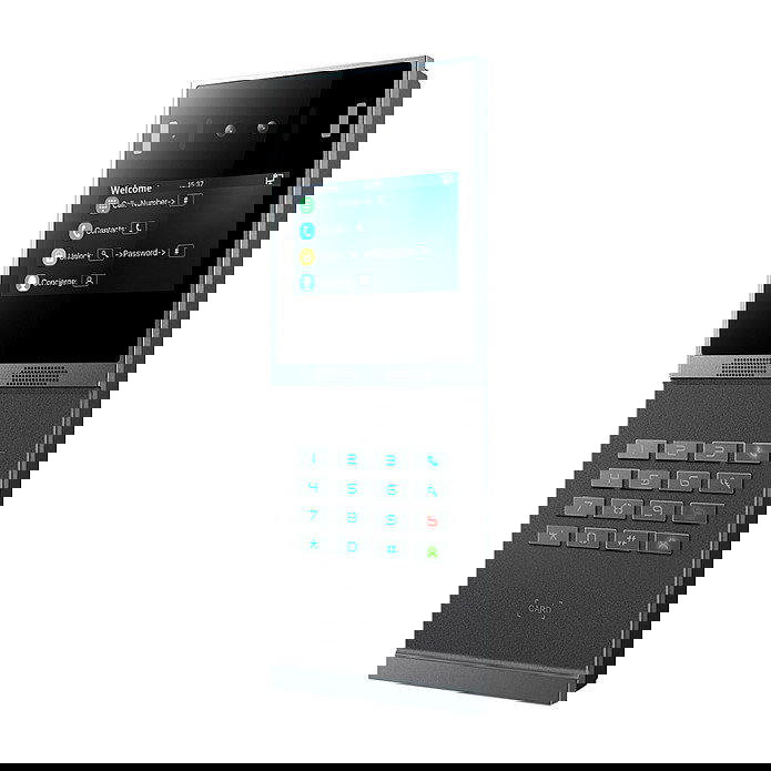 Fanvil i66 SIP Videoportero Intercomunicador IP, Pantalla Táctil de 10.2 cm (4"), 2 MP, H.264, Visión Nocturna IR, PoE, IP66, Interior/Exterior, Negro/Gris