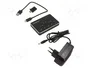 QOLTEC Estación de acoplamiento USB 3.1 Gen 1 Negro
