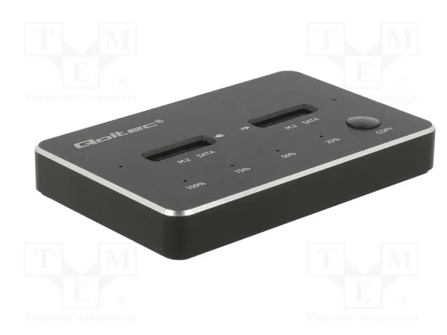 QOLTEC Estación de acoplamiento USB 3.1 Gen 1 Negro QOLTEC Estación de acoplamiento USB 3.1 Gen 1 Negro