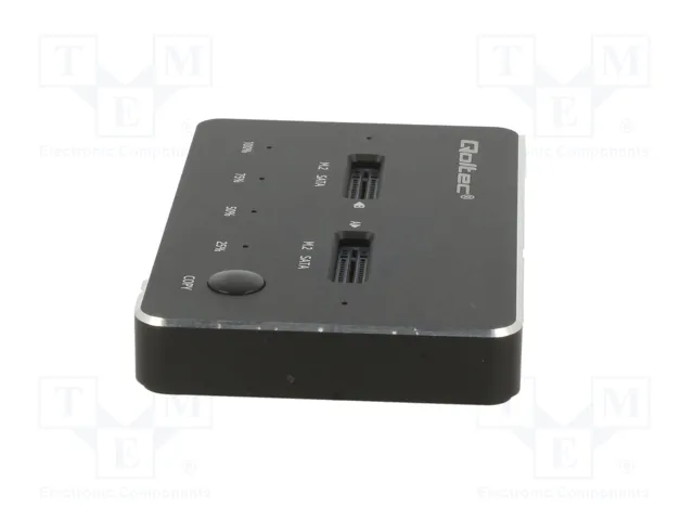 QOLTEC Estación de acoplamiento USB 3.1 Gen 1 Negro QOLTEC Estación de acoplamiento USB 3.1 Gen 1 Negro