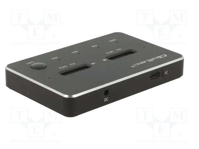 QOLTEC Estación de acoplamiento USB 3.1 Gen 1 Negro QOLTEC Estación de acoplamiento USB 3.1 Gen 1 Negro