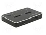 QOLTEC Estación de acoplamiento USB 3.1 Gen 1 Negro