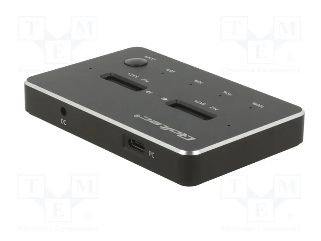 QOLTEC Estación de acoplamiento USB 3.1 Gen 1 Negro QOLTEC Estación de acoplamiento USB 3.1 Gen 1 Negro