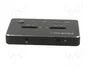 QOLTEC Estación de acoplamiento USB 3.1 Gen 1 Negro