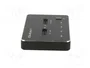 QOLTEC Estación de acoplamiento USB 3.1 Gen 1 Negro