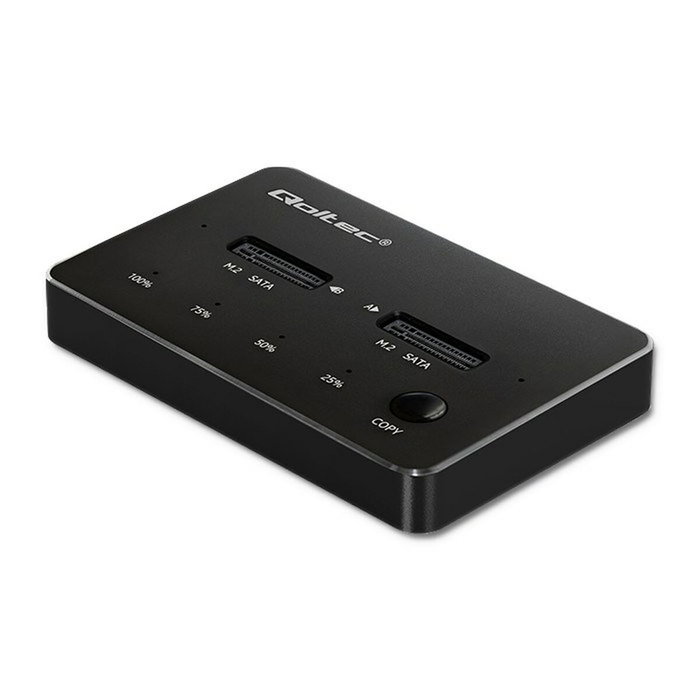 Qoltec 50310 drive docking station 2x ssd m.2 sata ngff usb type c Qoltec 50310 drive docking station 2x ssd m.2 sata ngff usb type c