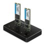 Qoltec 50310 drive docking station 2x ssd m.2 sata ngff usb type c