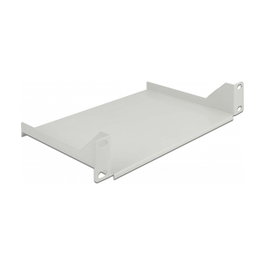 DeLOCK Estante de 10″ para armario de red 1U gris