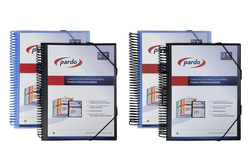 Carpeta Fundas (Tarifario) Pardo Studio Style Espiral Pp A4 60 F. Azul Carpeta Fundas (Tarifario) Pardo Studio Style Espiral Pp A4 60 F. Azul