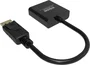 Vision TC-DPVGA/BL Adaptador DisplayPort Macho a VGA (D-Sub) Hembra, Resolución 1920x1080, Negro