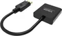 Vision TC-DPVGA/BL Adaptador DisplayPort Macho a VGA (D-Sub) Hembra, Resolución 1920x1080, Negro