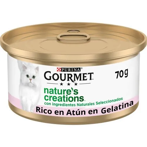 Purina Gourmet Nature Creations Atún y Gambas en Gelatina 24x70g