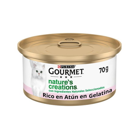 Purina Gourmet Nature Creations Atún y Gambas en Gelatina 24x70g