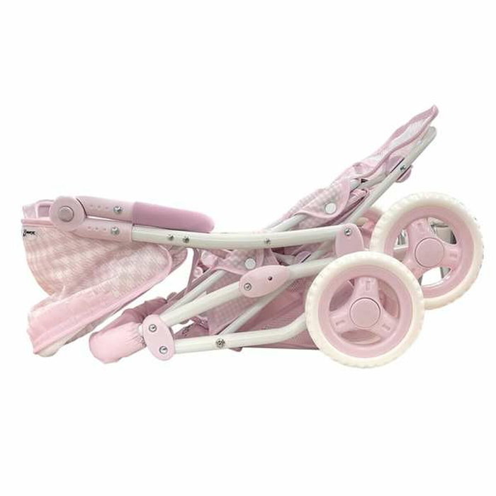 Carrito para Muñecas Decuevas Rosa Gemelar (40 x 70 x 72 cm)