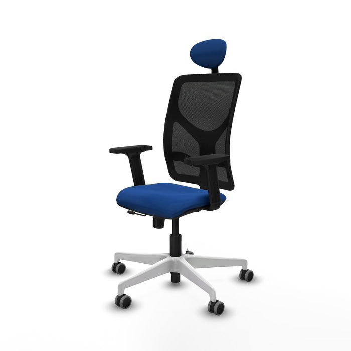 PIQUERAS Y CRESPO Silla de oficina Motilla con mecanismo Sincro/Traslack, Azul y Negro PIQUERAS Y CRESPO Silla de oficina Motilla con mecanismo Sincro/Traslack, Azul y Negro